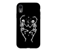 Carcasa para iPhone XR Esqueleto Bailando Skelet Dance Skull Party Funny Halloween