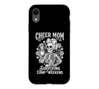 Carcasa para iPhone XR Esqueleto de porristas de Cheer Mom Surviving Comp Weekend