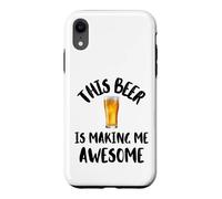 Carcasa para iPhone XR Esta Cerveza me está Haciendo Impresionante Bebida de Cerveza fría