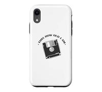 Carcasa para iPhone XR Esta es la Edad Que Tengo Diskette Retrospecter Module