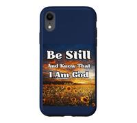 Carcasa para iPhone XR Estar quieto y Saber: Salmos Biblia edificante pacífica Cristiana