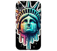 Carcasa para iPhone XR Estatua de la Libertad, Nueva York, EE.UU., Gotham, américa diseño