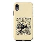 Carcasa para iPhone XR Este Chico Hace la Mejor Pizza Funny Bear Italian Chef