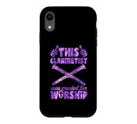 Carcasa para iPhone XR Este clarinetista fue Creado para adorar al Clarinete Cristiano