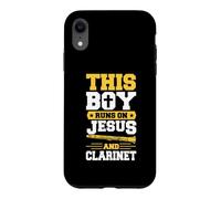Carcasa para iPhone XR Este niño Corre con Jesús y Clarinete