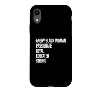 Carcasa para iPhone XR Estereotipos de Mujer Negra Enojada