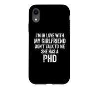 Carcasa para iPhone XR Estoy Enamorado de mi Novia Ella Tiene un doctorado