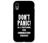 Carcasa para iPhone XR Estratega de Comunicaciones Cívicas