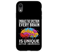 Carcasa para iPhone XR Every Brain Is Unique Autism Awareness Kids Support Gifts