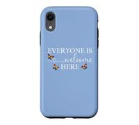 Carcasa para iPhone XR Everyone is Welcome Here Pride Sign,LGBTQ Gay Lesbian LGBT
