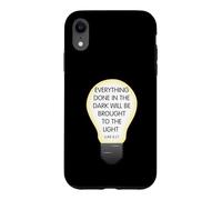 Carcasa para iPhone XR Everything Done in The Dark Luke 8 17 Diseño Inspirador