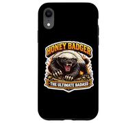 Carcasa para iPhone XR Fan de Honey Badger: The Ultimate Badass, Genial y Amante de los Animales