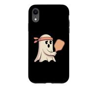 Carcasa para iPhone XR Fantasma Jugando Pickleball con gráfico Bandana