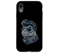 Carcasa para iPhone XR Fantásticos Tonos de Estilo Rock Roll Retro Tipo Dinosaurio T-Rex