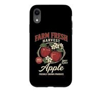 Carcasa para iPhone XR Farm Fresh Organic Apple Farmers Orchard Market Homegrown