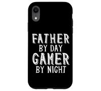 Carcasa para iPhone XR Father by Day Gamer by Night Geek Nerd Gaming Dad Gamers
