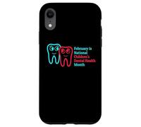 Carcasa para iPhone XR Febrero es el Mes Nacional de la Salud Dental Inf