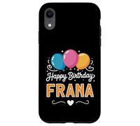 Carcasa para iPhone XR Feliz cumpleaños Frana