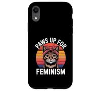 Carcasa para iPhone XR Feminismo Retro Gato Feminista Poder