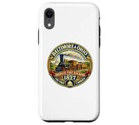 Carcasa para iPhone XR Ferrocarril de Baltimore y Ohio 1827 Tren Vintage