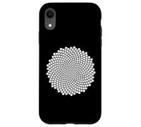 Carcasa para iPhone XR Fibonacci Girasol Semilla Espiral Sagrada Naturaleza Geometría Arte