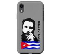 Carcasa para iPhone XR Fidel Castro Cuba Revolution cigarro Demo Bandera