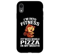 Carcasa para iPhone XR Fitness Pizza Pet Monkey Lover