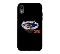 Carcasa para iPhone XR Flat le Earth with Ice Wall Real le Eyes Realize Real Mentiras