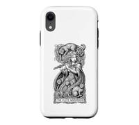 Carcasa para iPhone XR Flauta Susurrador Gatos Flautista Flautista Amante Gato Chica Música