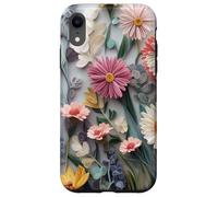 Carcasa para iPhone XR Floral Flower Pattern Botanical Nature Garden Bloom Cute