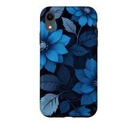 Carcasa para iPhone XR Flores Azul Oscuro Midnight Floral