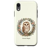 Carcasa para iPhone XR Forest Barn Magic Owl Estética Cottagecore Nature Art