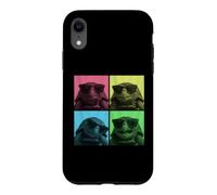 Carcasa para iPhone XR Fotomatón Eastern Box Turtle Pop Art Divertido para Amantes de Las Tortugas