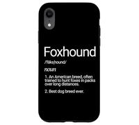 Carcasa para iPhone XR Foxhound Raza de Perro Desfeminación Fox Hound Dogs