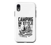 Carcasa para iPhone XR FPS Gamer Divertido Estilo Camping Militar Videojuego Jugador