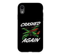 Carcasa para iPhone XR FPV Drone Pilot Quadcopter Crashed Again