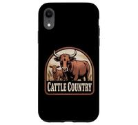 Carcasa para iPhone XR Fresh Farm Milk Dairy Cow Calf Animal Cattle Farmer