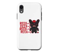Carcasa para iPhone XR Fuggler Reek-O Negro Peludo Fuggs Monstruo Texto