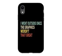 Carcasa para iPhone XR FUI Fuera una Vez,Los gráficos no Eran Tan Grandes Vendimia