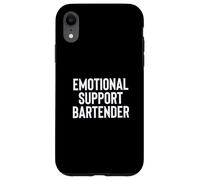 Carcasa para iPhone XR Fun Emotional Support Bartender Therapy Joke