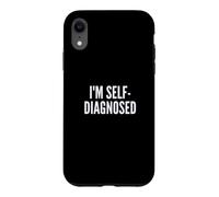 Carcasa para iPhone XR Fun I'm Self-Diagnosed Therapy Joke