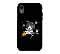 Carcasa para iPhone XR Funny Astronaut Space Kids Boys Girls Alaskan Malamute Lover