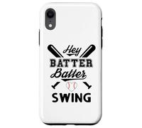 Carcasa para iPhone XR Funny Baseball Batter Batter Swing Hey Game Day Baseball Mom