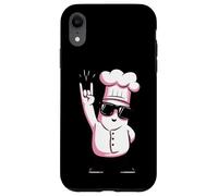 Carcasa para iPhone XR Funny Chef Rockstar Cook Retro Style Rosa Diseño