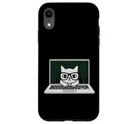 Carcasa para iPhone XR Funny Coding Cat Computer Tech Ingeniero desarrollador de Software