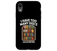 Carcasa para iPhone XR Funny Disc Golf Hombres Mujeres I Have Too Many Discs
