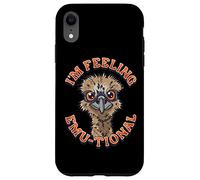 Carcasa para iPhone XR Funny Emu I’m Feeling Emu-tional Emu Pun