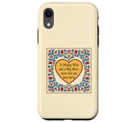 Carcasa para iPhone XR Funny Farm Life Plump Wife Big Barn Nunca Hizo Daño A Cualquier Hombre