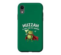 Carcasa para iPhone XR Funny Frog Knight Huzzah Salt On My Senses Margarita Sarcasmo