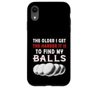 Carcasa para iPhone XR Funny Golfer Older Me Pongo más difícil de Encontrar mis Pelotas Golf